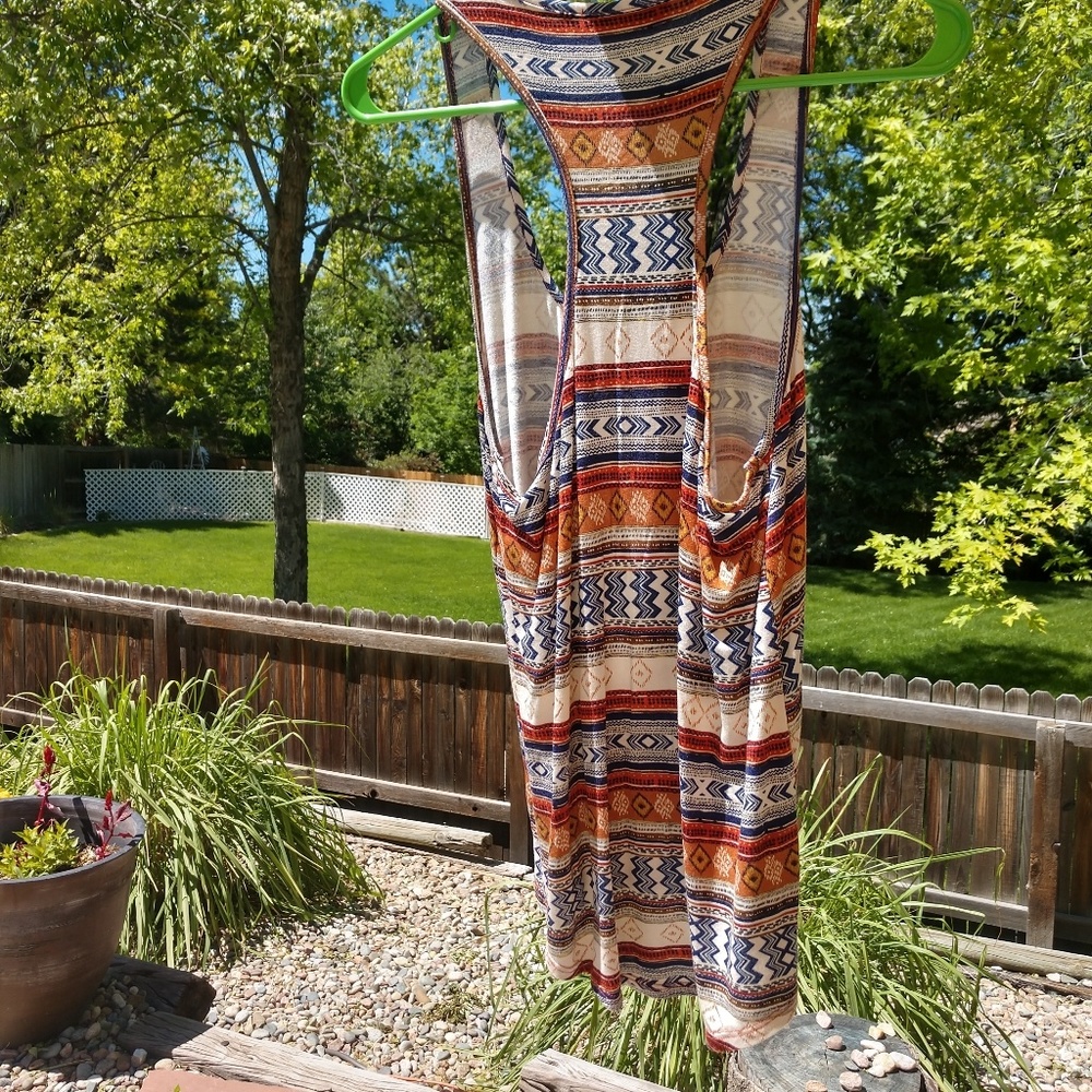 Aztec Racerback Tank Top - Picture 2 of 4